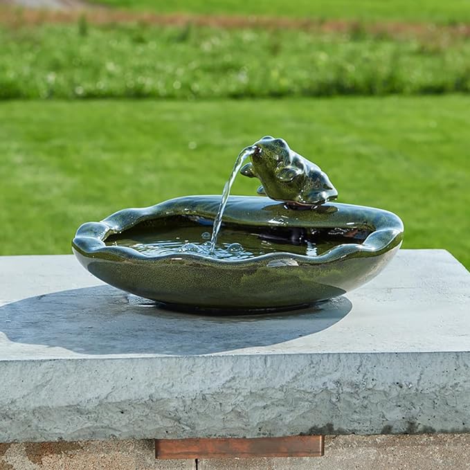 Smart Solar Frog Water Feature