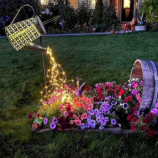 Solar Watering Can Garden Lights