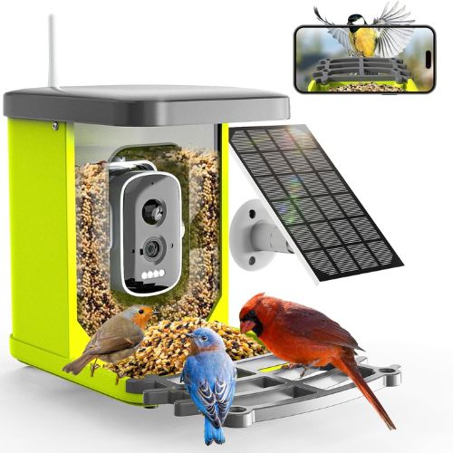 KURTEP Smart Bird Feeder with Camera