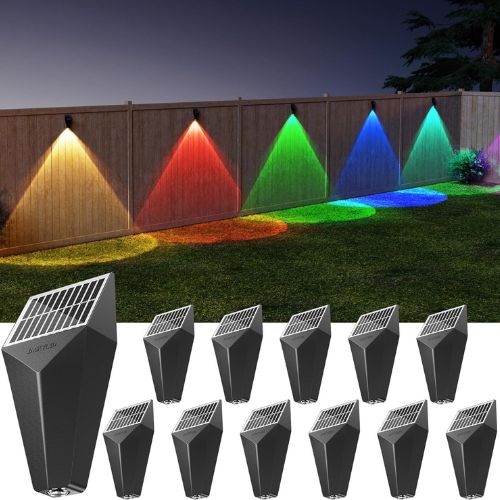 Stylish and Efficient Solar Fence Lights