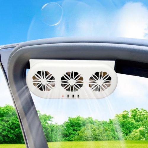 Solar Powered Car Exhaust Fan - Efficient Air Circulation and Heat Reduction