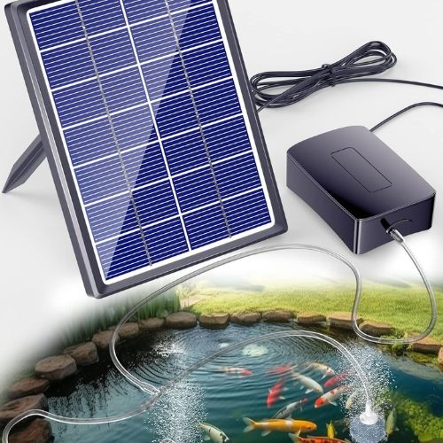 Biling Solar Aerator with 2200mAh Battery Backup